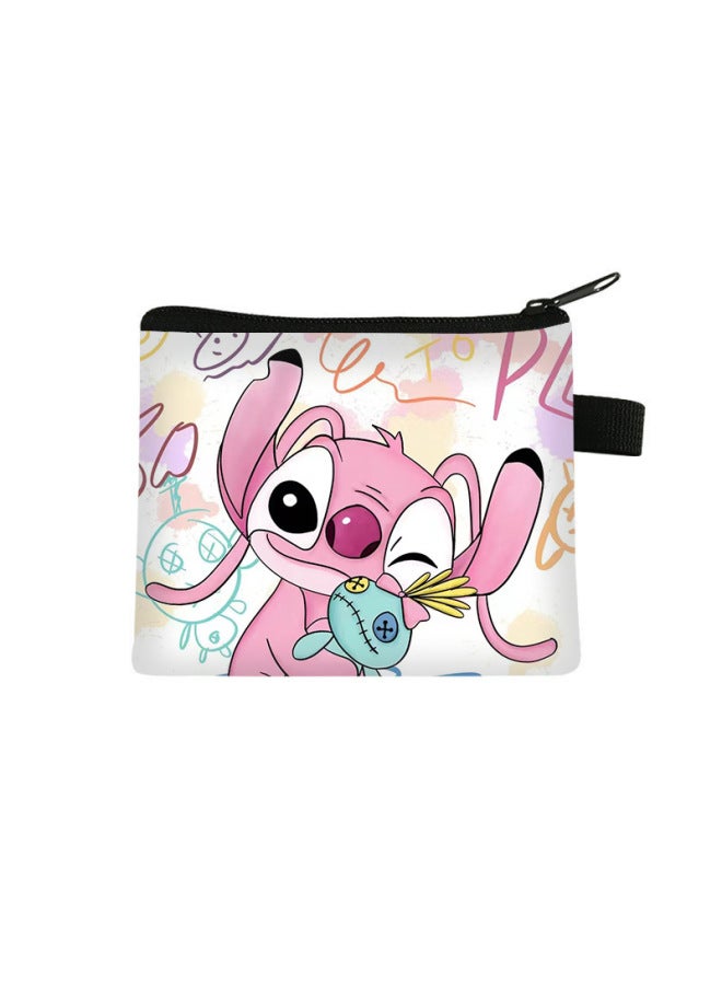 New Sch Coin Purse For Children, Mini Cute Bag, Polyester, Large Capacity, High-end Feel Style Storage Bag