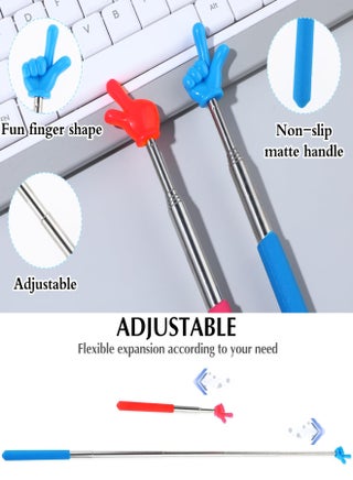 3 Pcs Telescopic Teachers Pointer Extendable Hand Pointer Finger Pointer Stick For Elementary School Kindergarten Teacher - view 3