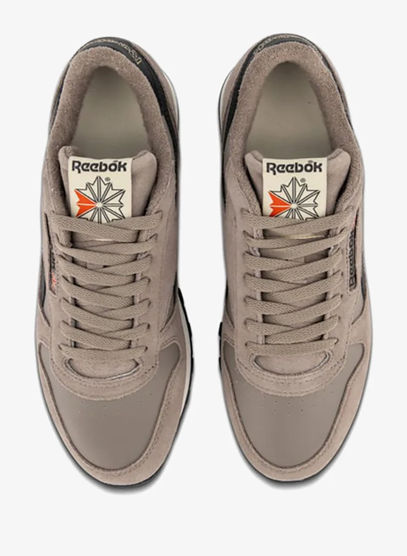Reebok Gritty Grey/Washed Black/Energy Red Reebok Classic Leather Unisex Shoes 100239552  | Best Price UAE