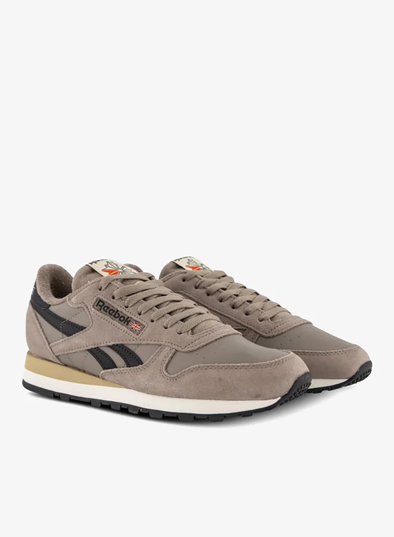 Reebok Gritty Grey/Washed Black/Energy Red Reebok Classic Leather Unisex Shoes 100239552  | Best Price UAE
