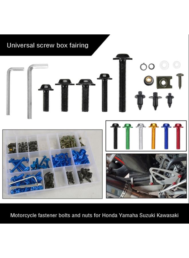 نيبمينينت مجموعة كاملة من براغي متنوعة لتثبيت هيكل الدراجة النارية - Image 3