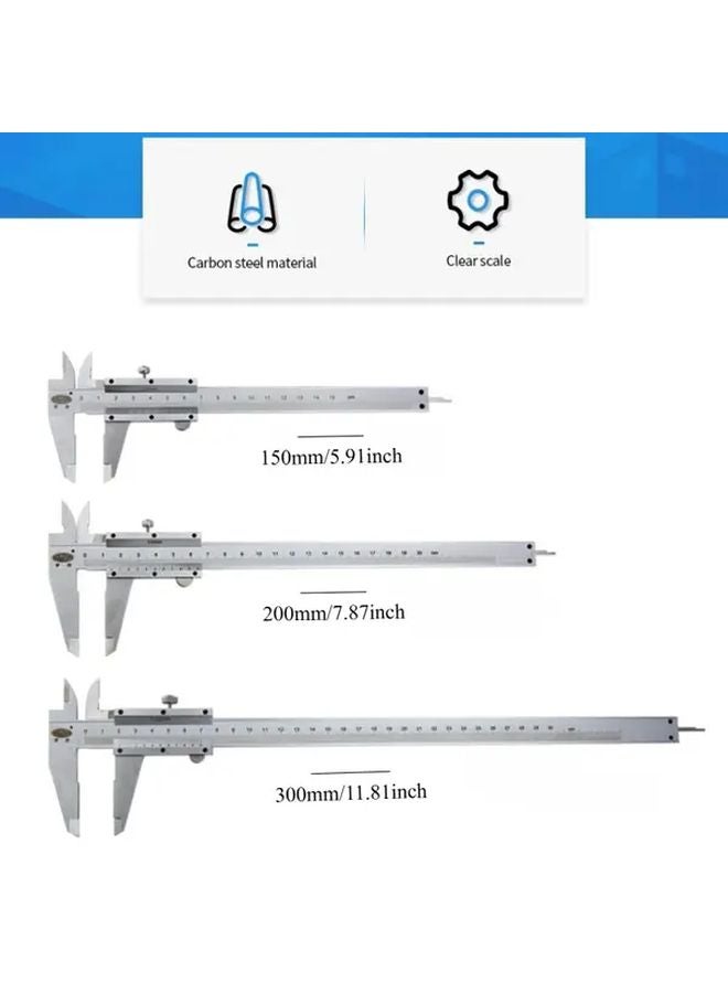 0 200mm Heavy Duty Portable Handheld Micrometer Gauge Industrial Precision Measuring Caliper - Image 2