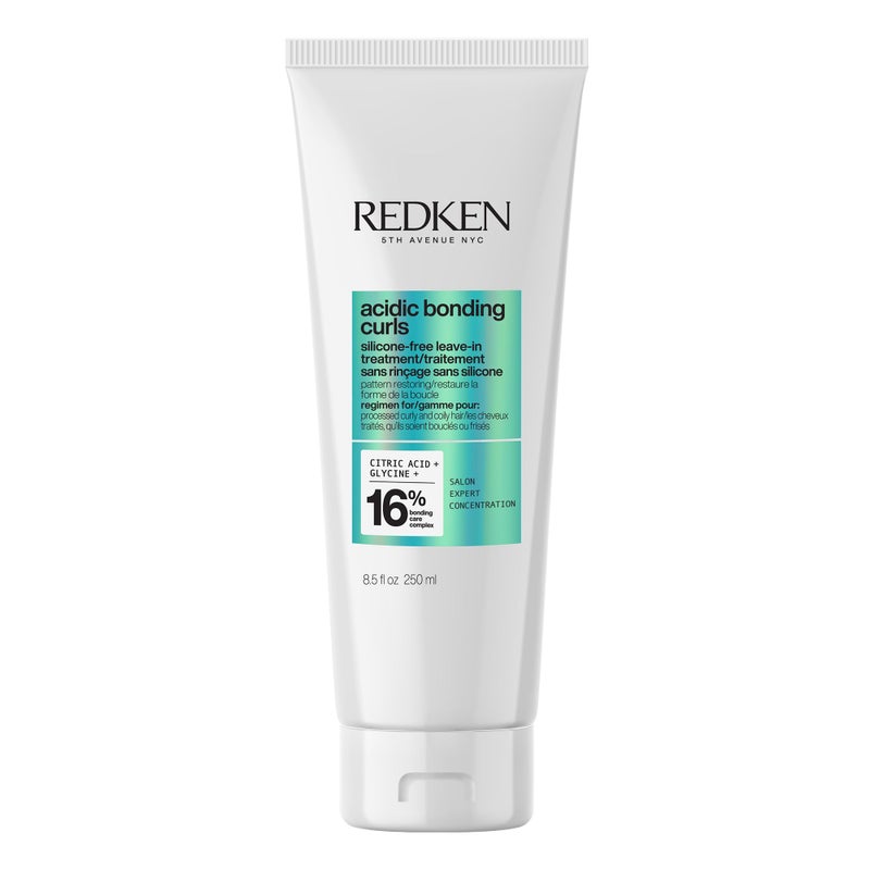 Redken Acidic Bonding Curls Leave-In Treatment For Curly & Coily Hair - Heat Protectant, Repairs & Defines Damaged Curls, Detangles & Conditions - Image 1