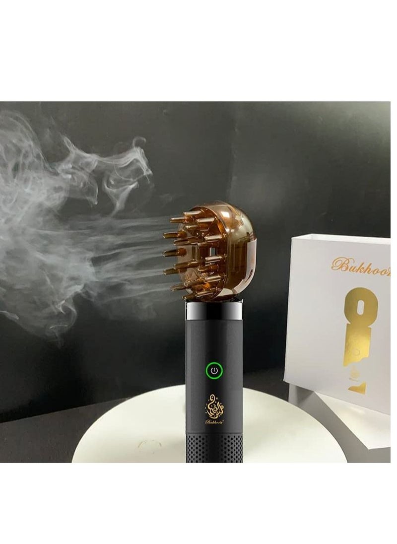 Bakhoor Comb Bukhoor Oud Upright Comb electric Bukhoor Luxury Incense Burner Black  - Image 4