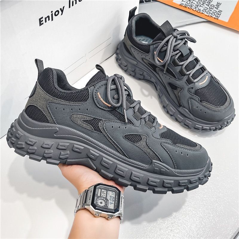 Men's Breathable Mesh Low Top Sneakers - Image 2