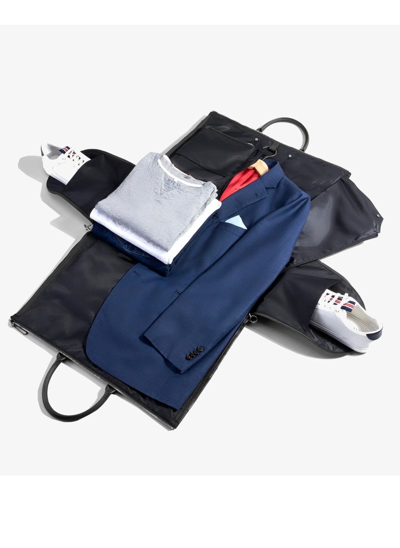 Crossland CROSSLAND Multifunctional Convertible Garment Duffel Bag Suit Storage Bag With Shoe Pouch Large Capacity Carry On Luggage For Travel -Cashmere  - Image 4