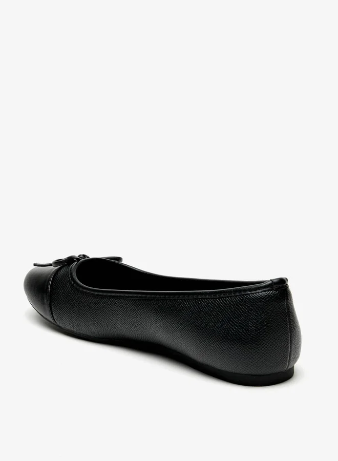 Celeste Women's Bow Accent Slip-On Ballerina Shoes