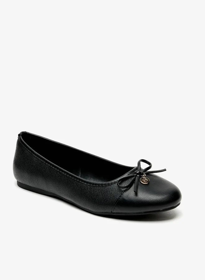 Celeste Women's Bow Accent Slip-On Ballerina Shoes