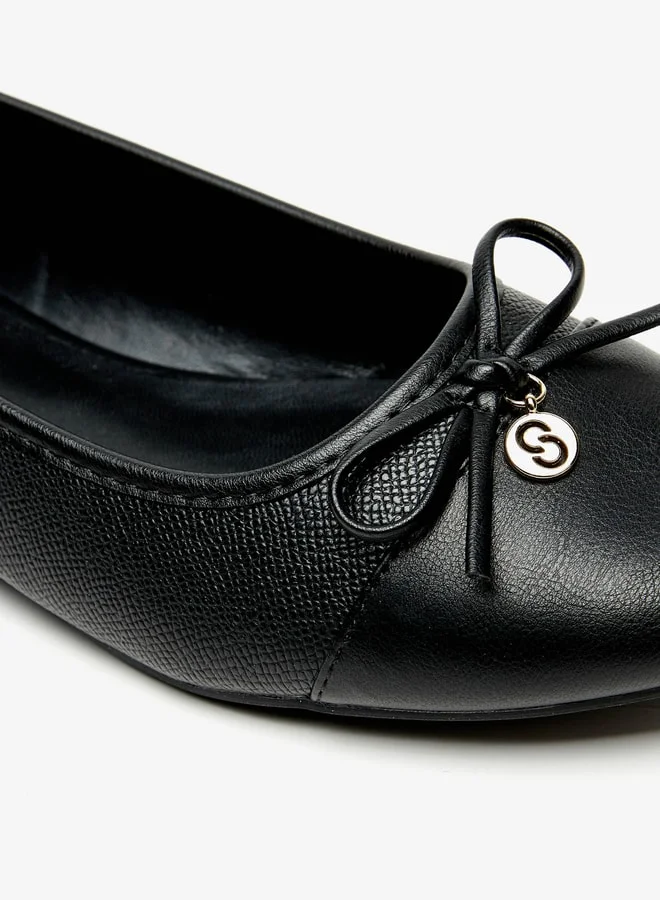 Celeste Women's Bow Accent Slip-On Ballerina Shoes