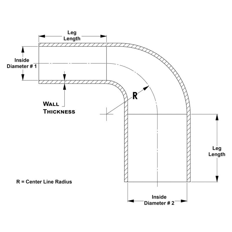 5/8" - 3/4" ID, Silicone 90 Degree Elbow Reducer Coupler Hose, High Temp 4-Ply Reinforced, Leg Length on Each Side: 4-1/2", 100 Psi Max. Pressure, SER-8951-BLK, Silicone, Black