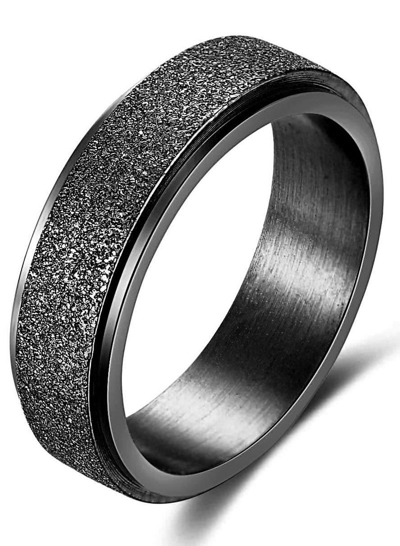 Loquat Stainless Steel Solid Polished Signet Ring