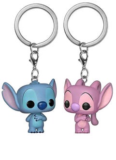 POP Pocket POP Keychain: Lilo & Stitch 2 Pack Toy Stitch Keychain  - Image 1