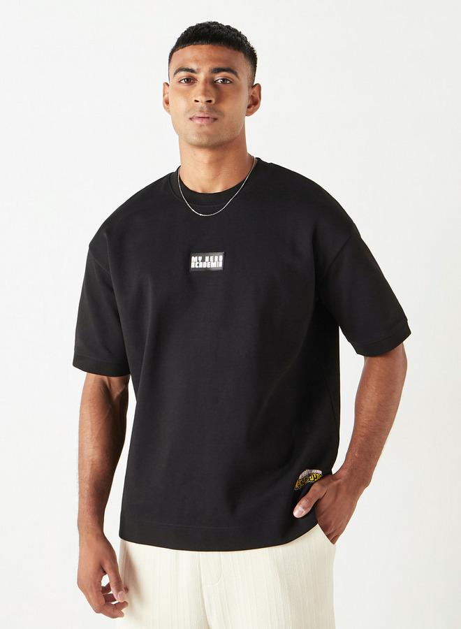 SP Characters Graphic Print T-shirt with Crew Neck and Short Sleeves - Image 3