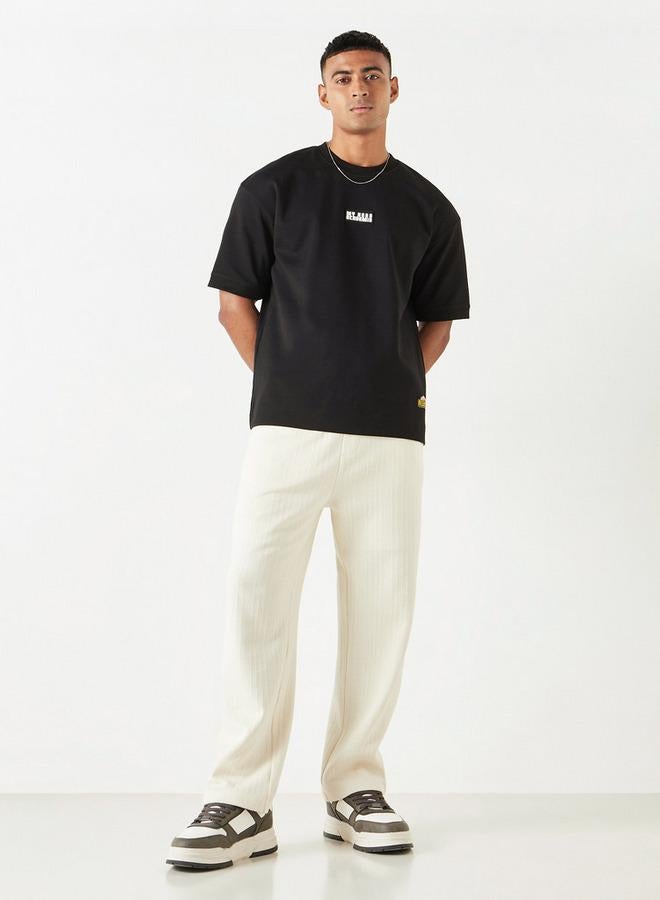 SP Characters Graphic Print T-shirt with Crew Neck and Short Sleeves - Image 2