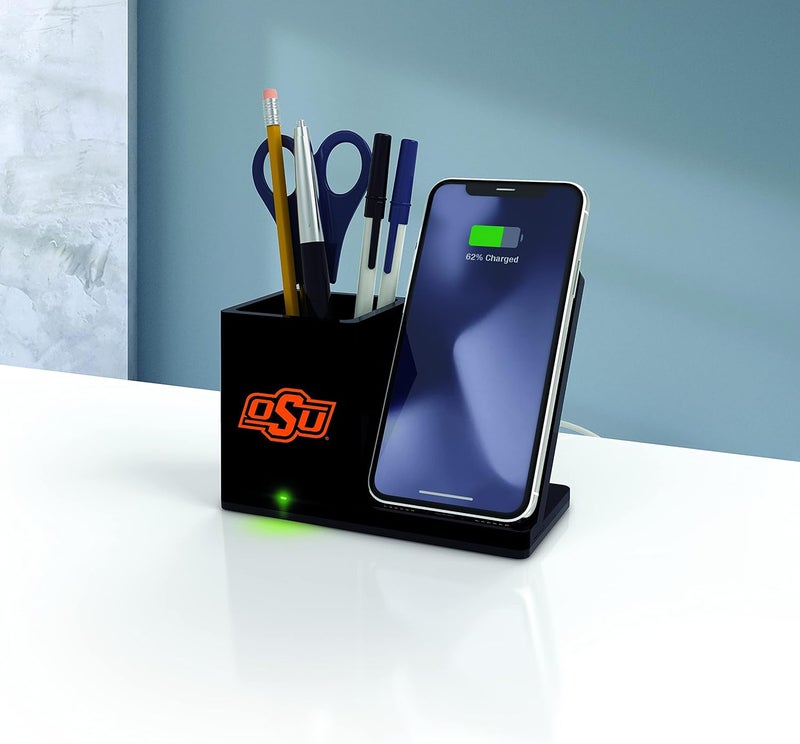 SOAR NCAA Unisex Cell Phone Wireless Charging Stand and Desktop Organizer - Image 2