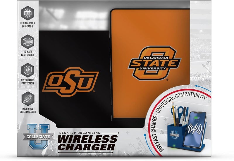 SOAR NCAA Unisex Cell Phone Wireless Charging Stand and Desktop Organizer - Image 3