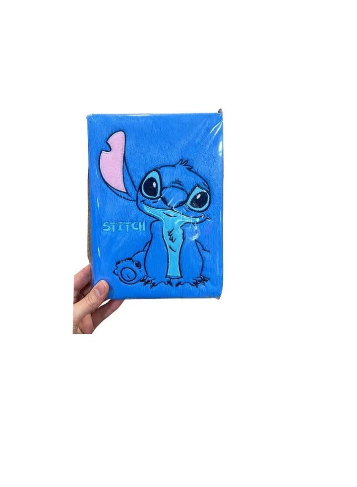Stitch Plush Notebook | Cute Cartoon Design | Unlined White Pages for Free Writing & Drawing | Stylish Diary for Kids & Adults | Perfect as School Gift or Personal Journal - Image 1