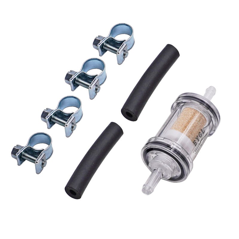 AIB2C Parking Heater Diesel Fuel Filter Kit with Hose & Clamp Bronze Filter Element Compatible with Webasto Eberspacher Parking Heater - Image 1