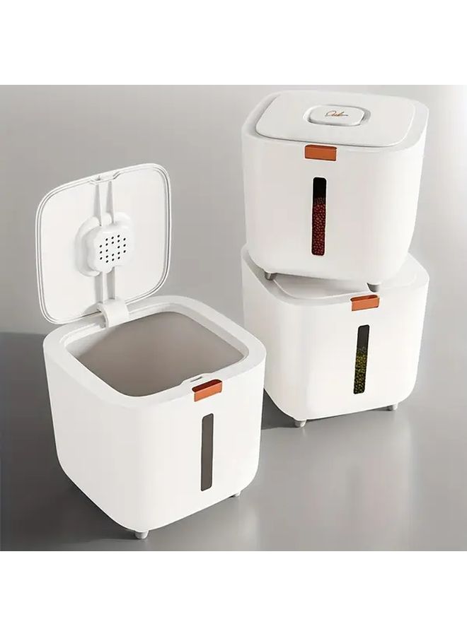 Large 22.05LB Airtight Food Storage Container with White Lid Heavy Duty Plastic - Image 5