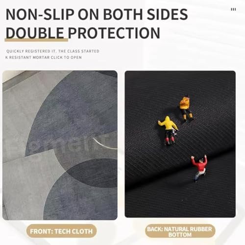 FIGMENT 2 Pcs Kitchen Mat for Floor, Non-Slip Cushioned Standing Mat, Waterproof & Easy to Clean, Comfort Floor Mat for Kitchen, Office & Home (118 * 38 cm, 58 * 38 cm) - Image 3