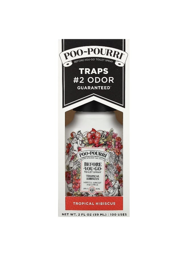 Poo-Pourri Poo-Pourri, Before-You-Go® Toilet Sprays, Tropical Hibiscus, 2 fl oz (59 ml)  - Image 2