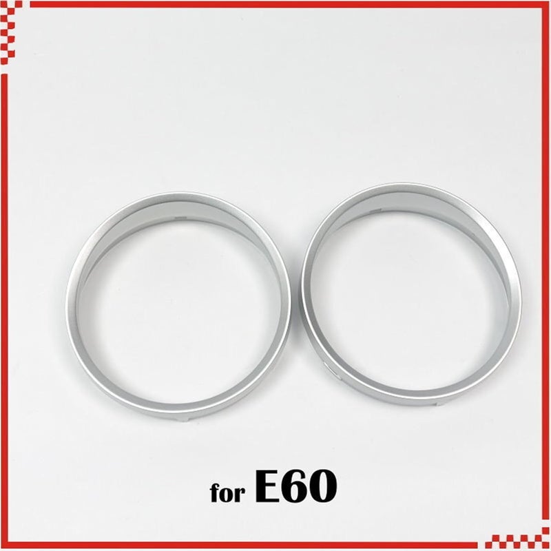 Wivplex Silver Dashboard Rings for E60 - Image 2