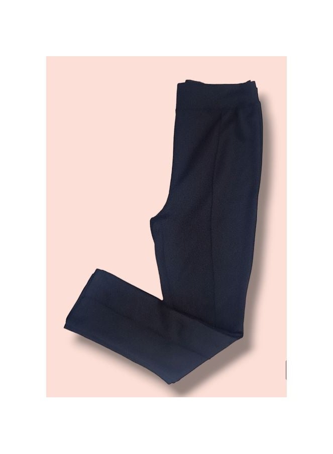 Girls Black Leggings Pants size 32  - Image 1