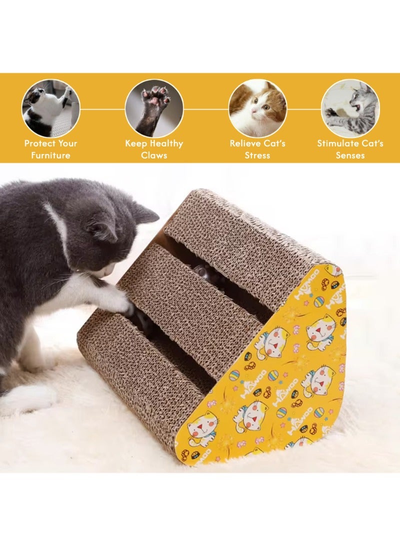 Delight Cat Scratch Board With Ball 1Pc - Image 4