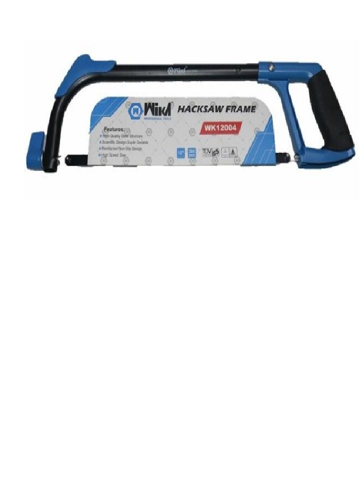 Wika Hacksaw Frame, WK12004, 12 Inch, Blue/Black