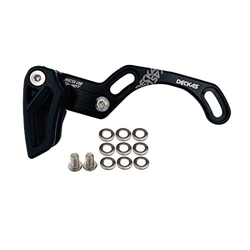 DECKAS Chain Guide ISCG 05 Mount 7075 Aluminium Alloy Mount Bike Chain Guard MTB Bicycle Chain Protector 30-40T (Black) - Image 2