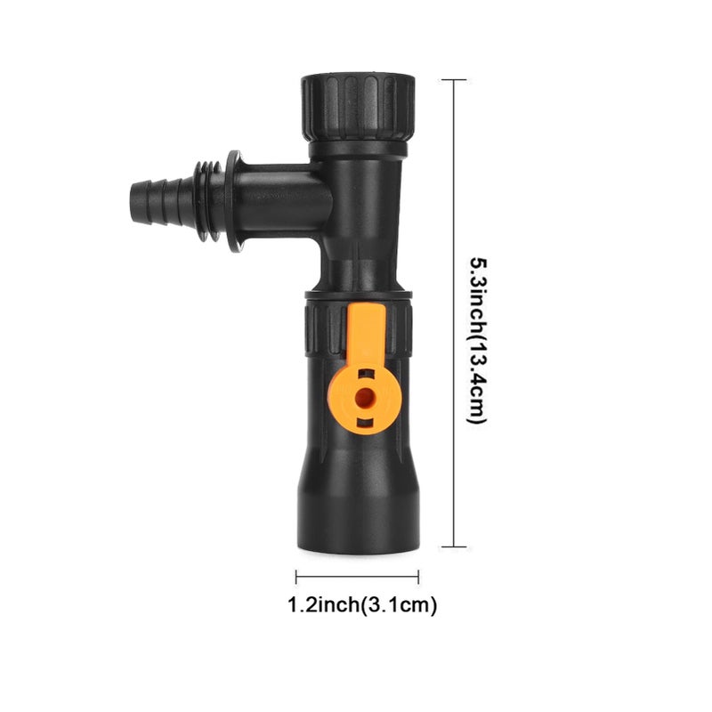 GLOGLOW Aquarium Water Changer, Fish Water Changer Faucet Adapter Replacement Faucet Nozzles Pump with 2 Faucet Adapters Control Valve Assembly - Image 5