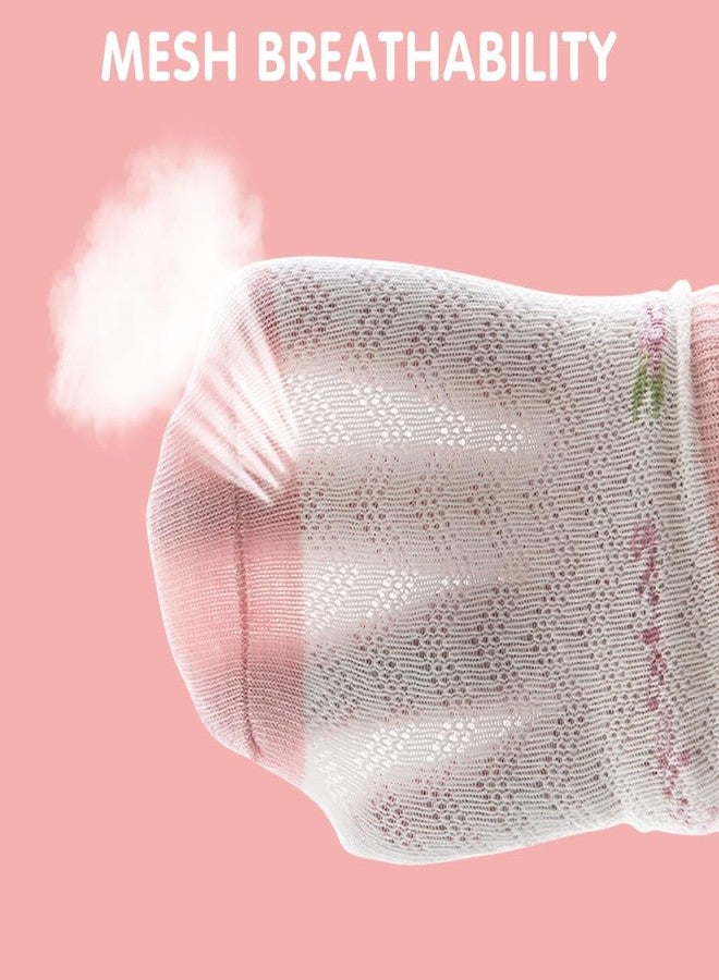 PALAY® 5 Pairs Kids Socks Girls Regular Breathable Cotton Mesh Home Cartoon Unicorn for 6-8 Years Old Multi 2PCS - Image 5