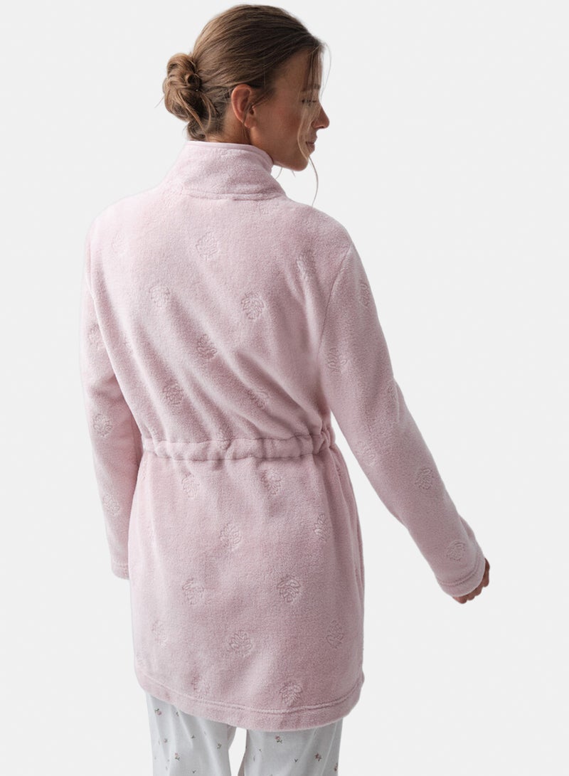 women'secret Long robe with pink belt - Image 4