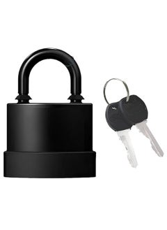 Vroxy Vroxy Waterproof Padlock for Outdoor Security AntiTheft Outdoor Lock with Keys for Office Garden Gym Fence Shed Garage 1Pcs 55mm with 4 Keys  - Image 1