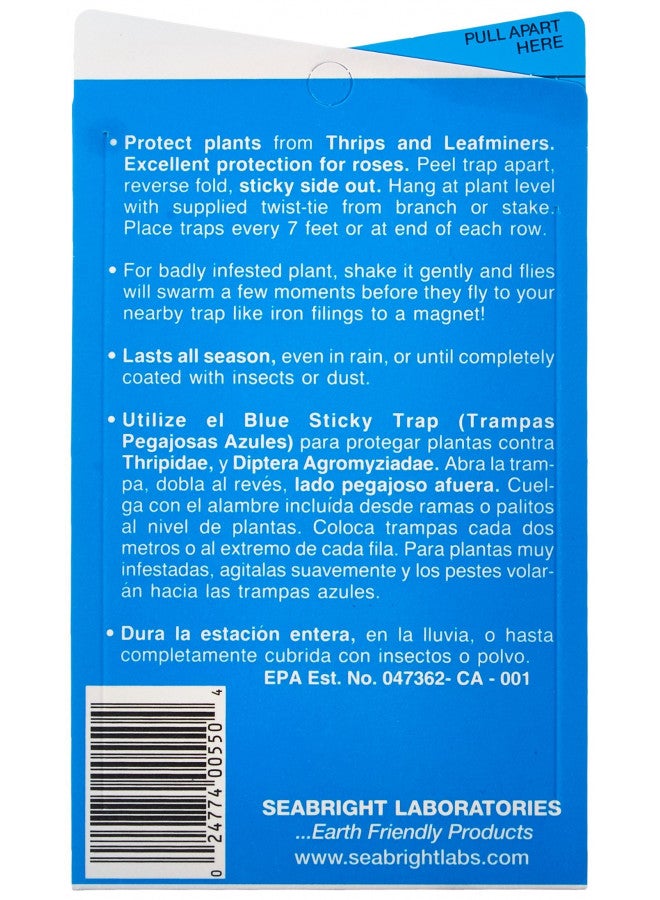 Hydrofarm Seabright HGSLTLT Sticky Thrip Leafminer Trap, Pack of 5 - Image 1