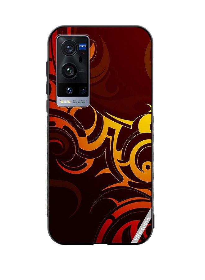 VR CREATIVE Protective Case Cover For Vivo X60 Pro Plus Superman Tattoo Background Design Multicolour - Image 1