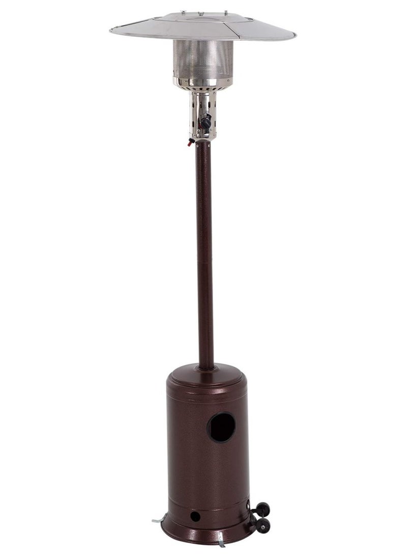 Patio Bronze Garden Outdoor Patio Heater Propane Standing LP Gas Steel w/accessorie  - Image 1