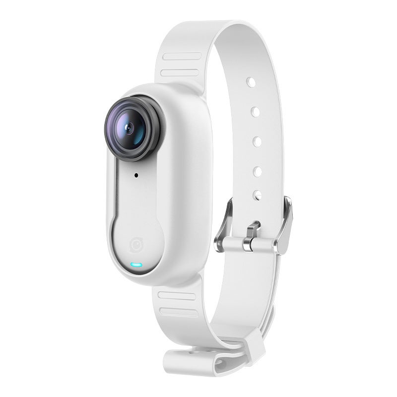 غطاء سيليكون لشريط الحبل الطويل وحزام الكتف وحزام الظهر لـ Insta360GO3/3S، لون أبيض - Image 1