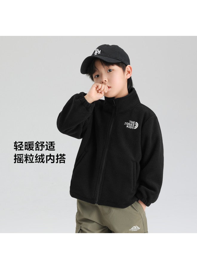 Zuoxi Boys' 3-in-1 Jacket Spring/autumn Waterproof Kids' Softshell Hooded Windproof Outdoor Hiking Jacket For Big Boys - Image 5
