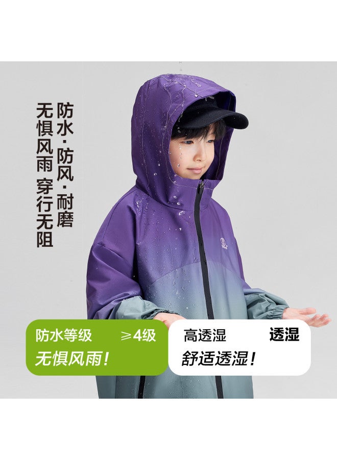 Zuoxi Boys' 3-in-1 Jacket Spring/autumn Waterproof Kids' Softshell Hooded Windproof Outdoor Hiking Jacket For Big Boys - Image 3