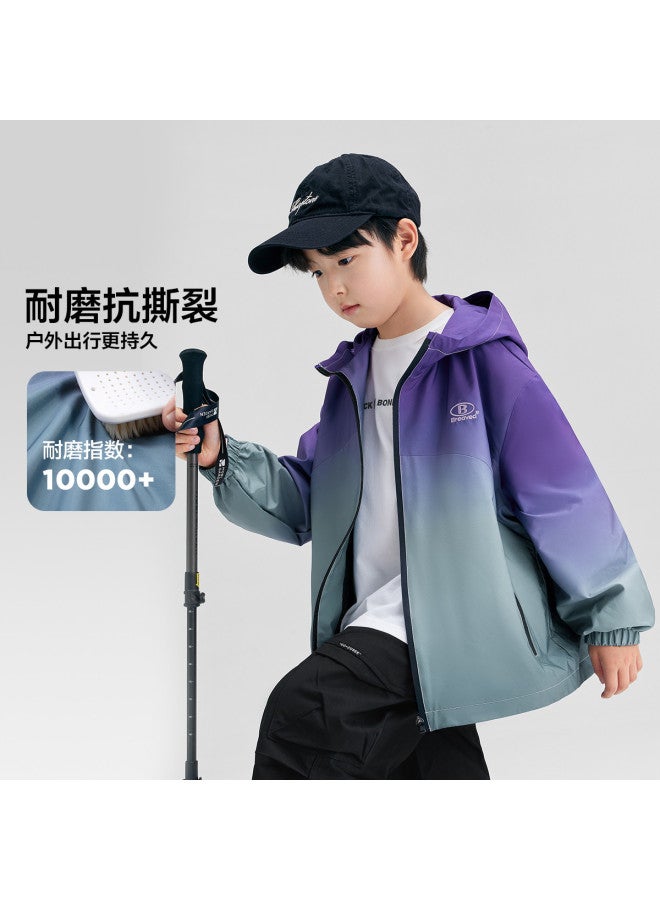 Zuoxi Boys' 3-in-1 Jacket Spring/autumn Waterproof Kids' Softshell Hooded Windproof Outdoor Hiking Jacket For Big Boys - Image 4