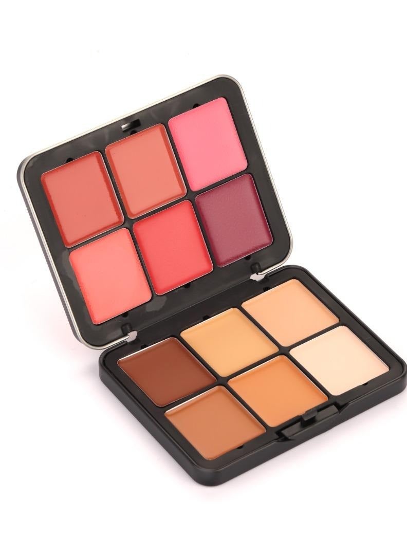 O.TWO.O O2O 12 Color Contour Palette with Blush - Image 2