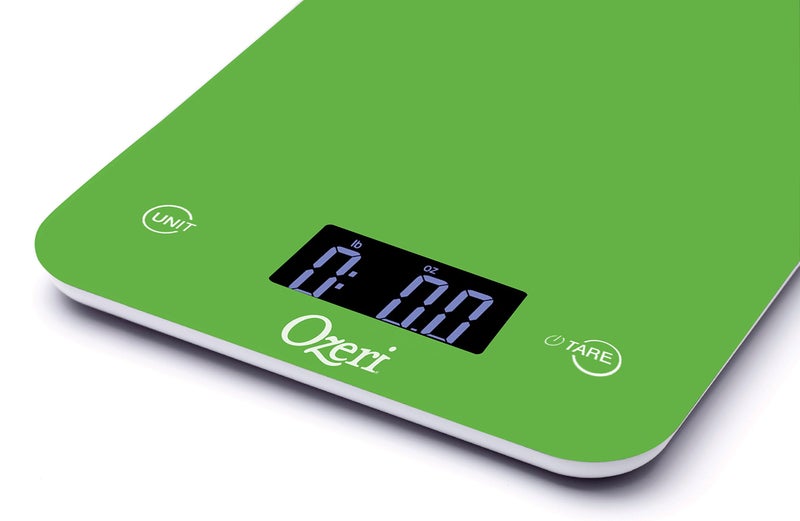 Ozeri Touch Professional Tempered Glass Digital Kitchen Scale, Lime Green - Image 2