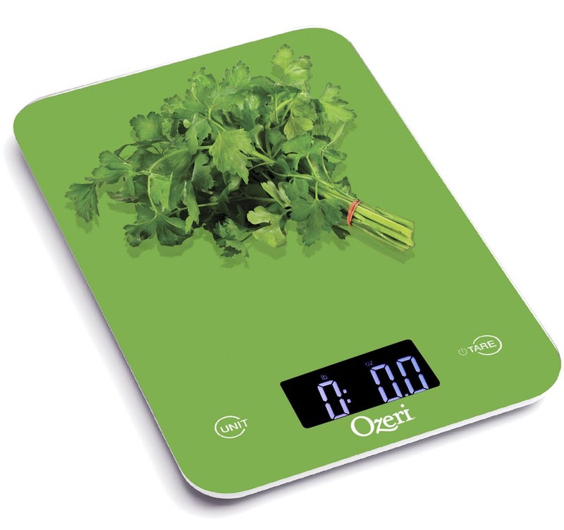 Ozeri Touch Professional Tempered Glass Digital Kitchen Scale, Lime Green - Image 4
