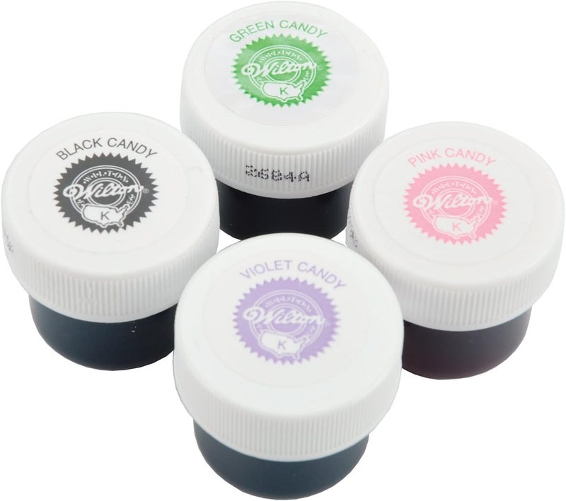 Wilton Garden Candy Color Set - 4 Bottles of Concentrated Oil-Based Colors for Candy Melts - Image 2