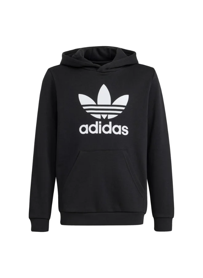 Adidas adidas TREFOIL HOODIE Black Originals Kids SWEATSHIRTS