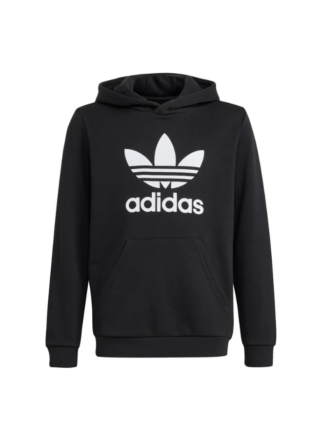 Adidas adidas TREFOIL HOODIE Black Originals Kids SWEATSHIRTS