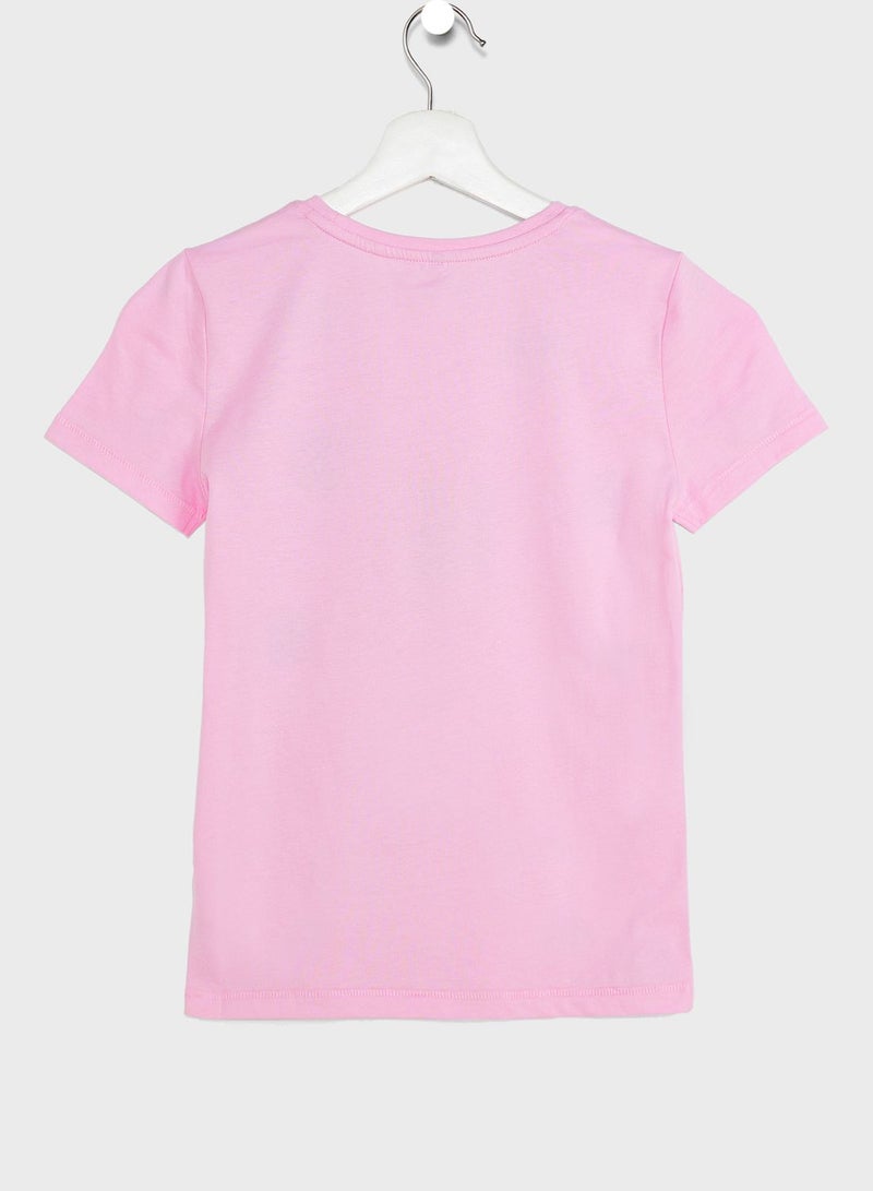 ONLY Kids Flower Print T-Shirt - Image 2