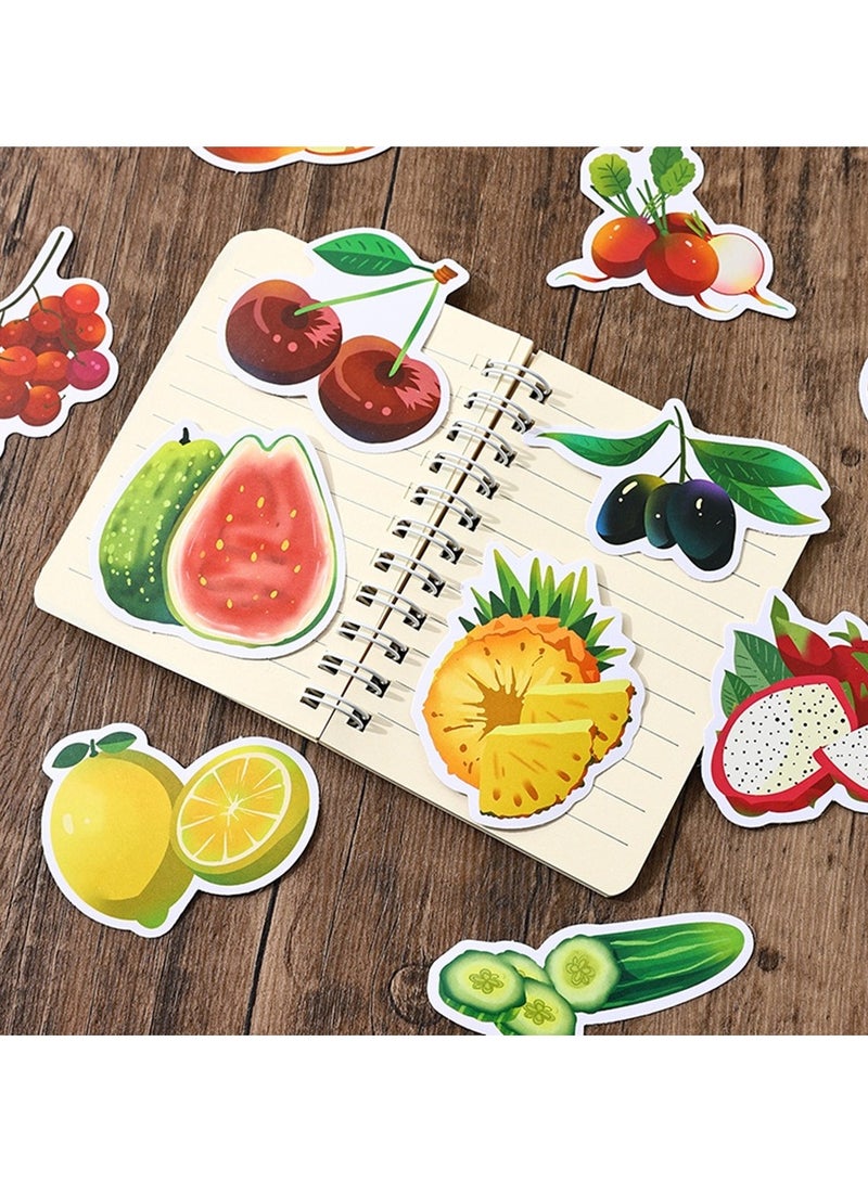 قوس قزح أورينبو 60 قطعة من ملصقات الفاكهة الكرتونية للحرف اليدوية وملصقات الفاكهة الجمالية لأجهزة الكمبيوتر المحمولة وزجاجات المياه ودفاتر القصاصات والمزيد من ملصقات الإبداع اللطيفة لجميع الأعمار - Image 5