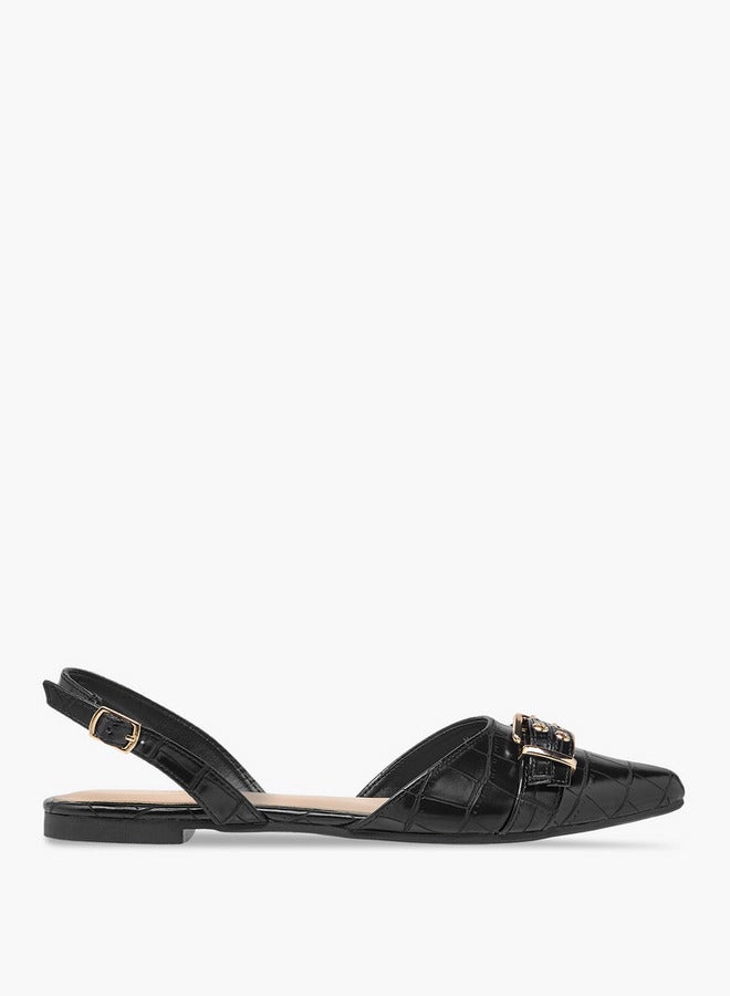 Flora Bella By Shoexpress Women Pointed Toe Shoes with Buckle Closure  - Image 3